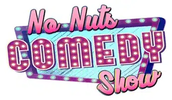 no nuts comedy show logo